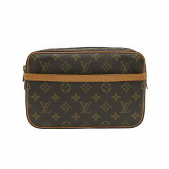 Louis Vuitton Compigne Monogram Shoulder Bag Bag Clutch - Picture 1 of 8
